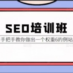 冯耀宗·SEO培训班，教你怎样做出高权重网站 价值8000元