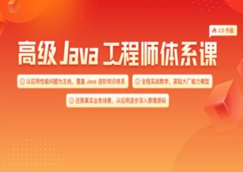 Java-极客-高级Java工程师体系课 2.0（更新到31周）